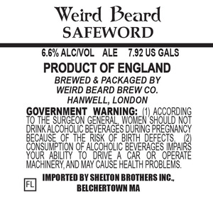 Weird Beard Safeword March 2016