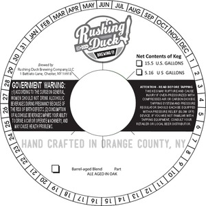 Rushing Duck Barrel Aged Blend Part