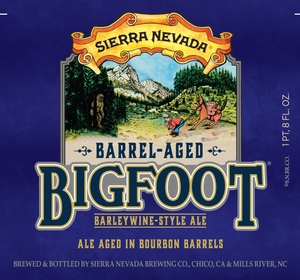 Sierra Nevada Barrel-aged Bigfoot March 2016