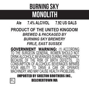 Burning Sky Monolith