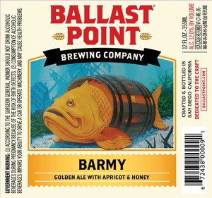 Ballast Point Barmy March 2016