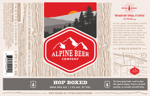 Alpine Beer Company Hop Boxed