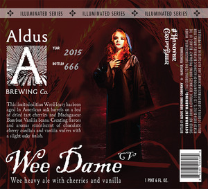 Wee Dame Cv Wee Heavy Ale With Cherries And Vanilla March 2016