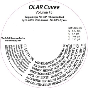 Olar Cuvee Volume #3