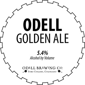 Odell Brewing Company Odell Golden Ale March 2016