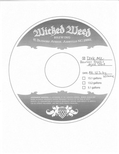Wicked Weed Brewing Dark Age March 2016