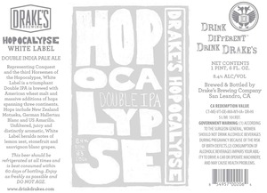 Drake's Hopocalypse White Label