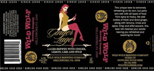 Wild Wolf Brewing Company Ginger Lager March 2016