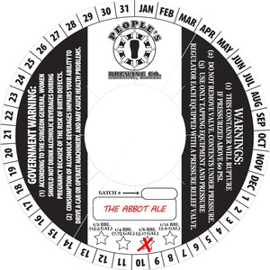 People's Brewing Company The Abbot March 2016