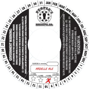 People's Brewing Company Ardelle