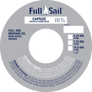 Full Sail Capsize