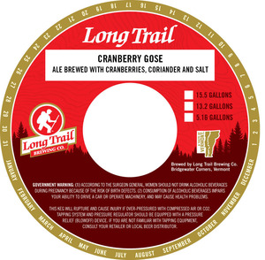 Long Trail Brewing Company Cranberry Gose