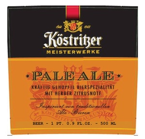 KÖstritzer Pale Ale March 2016