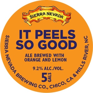 Sierra Nevada It Peels So Good March 2016