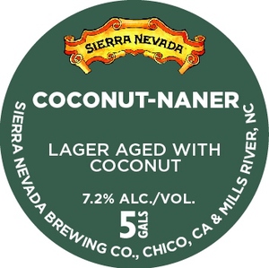 Sierra Nevada Coconut-naner March 2016