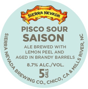 Sierra Nevada Pisco Sour Saison March 2016