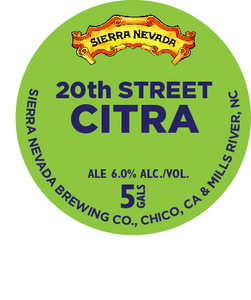 Sierra Nevada 20th Street Citra March 2016