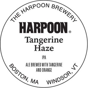 Harpoon Tangerine Haze March 2016