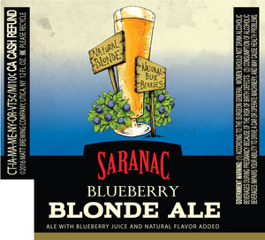 Saranac Blueberry Blonde Ale