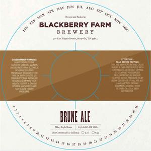 Blackberry Farm Brune Ale March 2016