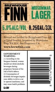 Brewhouse Finn Midsommar Lager 