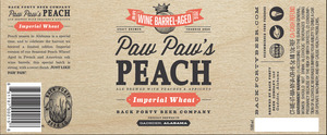 Back Forty Beer Company Paw Paw's March 2016