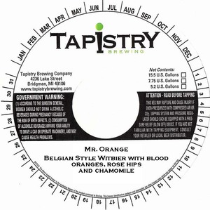 Tapistry Mr. Orange