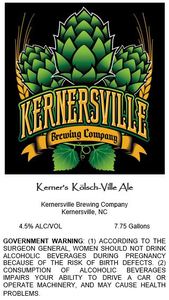 Kerners Kolsch-ville Ale March 2016