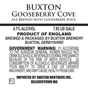 Buxton Brewery Gooseberry Cove