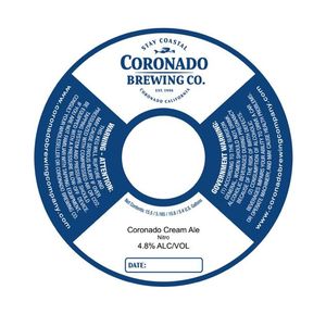 Coronado Brewing Company Coronado Cream Ale March 2016