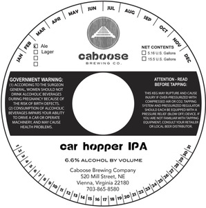 Car Hopper Ipa March 2016