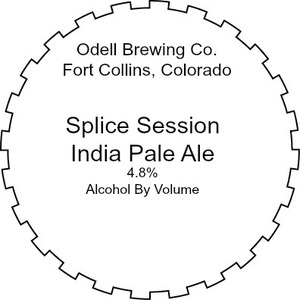 Odell Brewing Company Splice Session India Pale Ale March 2016