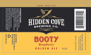 Hidden Cove Brewing Co. Booty Raspberry Golden Ale