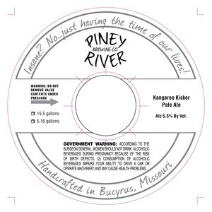 Piney River Brewing Co. LLC Kangaroo Kicker March 2016