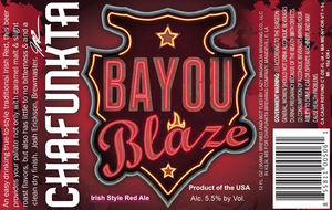 Chafunkta Brewing Company Bayou Blaze March 2016