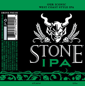 Stone Brewing Co Stone IPA March 2016