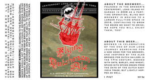 The Blind Bat Brewery LLC Flying Dutchman Ale March 2016