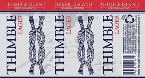 Thimble Island Brewing Company Thimble Lager March 2016