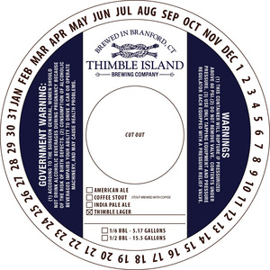 Thimble Island Brewing Company Thimble Lager