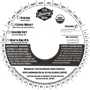 The Old Bakery Beer Company 1st Anniversary Barleywine Ale March 2016