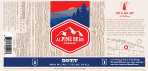 Alpine Beer Company Duet