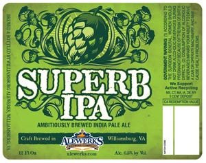 Williamsburg Alewerks Superb IPA March 2016