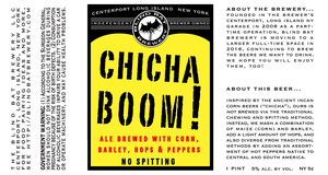 The Blind Bat Brewery LLC Chicha Boom! March 2016