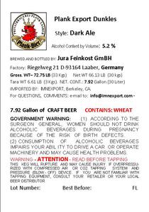 Jura Feinkost Gmbh Plank Export Dunkles