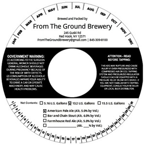 From The Ground Brewery American Pale Ale