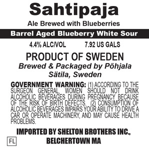 Sahtipaja Blueberry White Sour