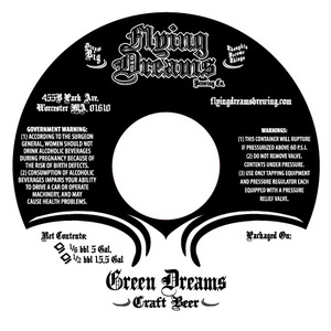 Flying Dreams Brewing Co. Green Dreams March 2016