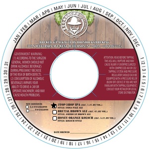 Boondocks Brewing 3top-3hop IPA