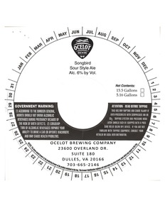 Songbird Sour Style Ale March 2016