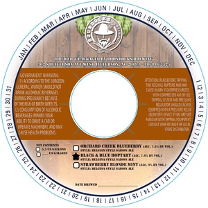 Boondocks Brewing Black & Blue Hoptart